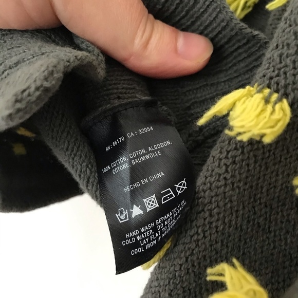 Anthropologie Tufted Cardigan Cropped Sweater Gray - Picture 5 of 6